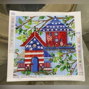 Diamond Painting Finished Completed 3D “American Bird Houses”Special Edition